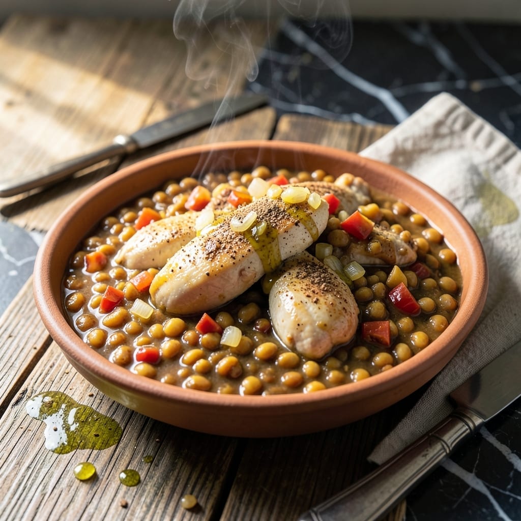 Chicken Dhal Recipe: Spiced Lentil Stew With Tender Chicken Chicken Dhal Recipe: Spiced Lentil Stew With Tender Chicken