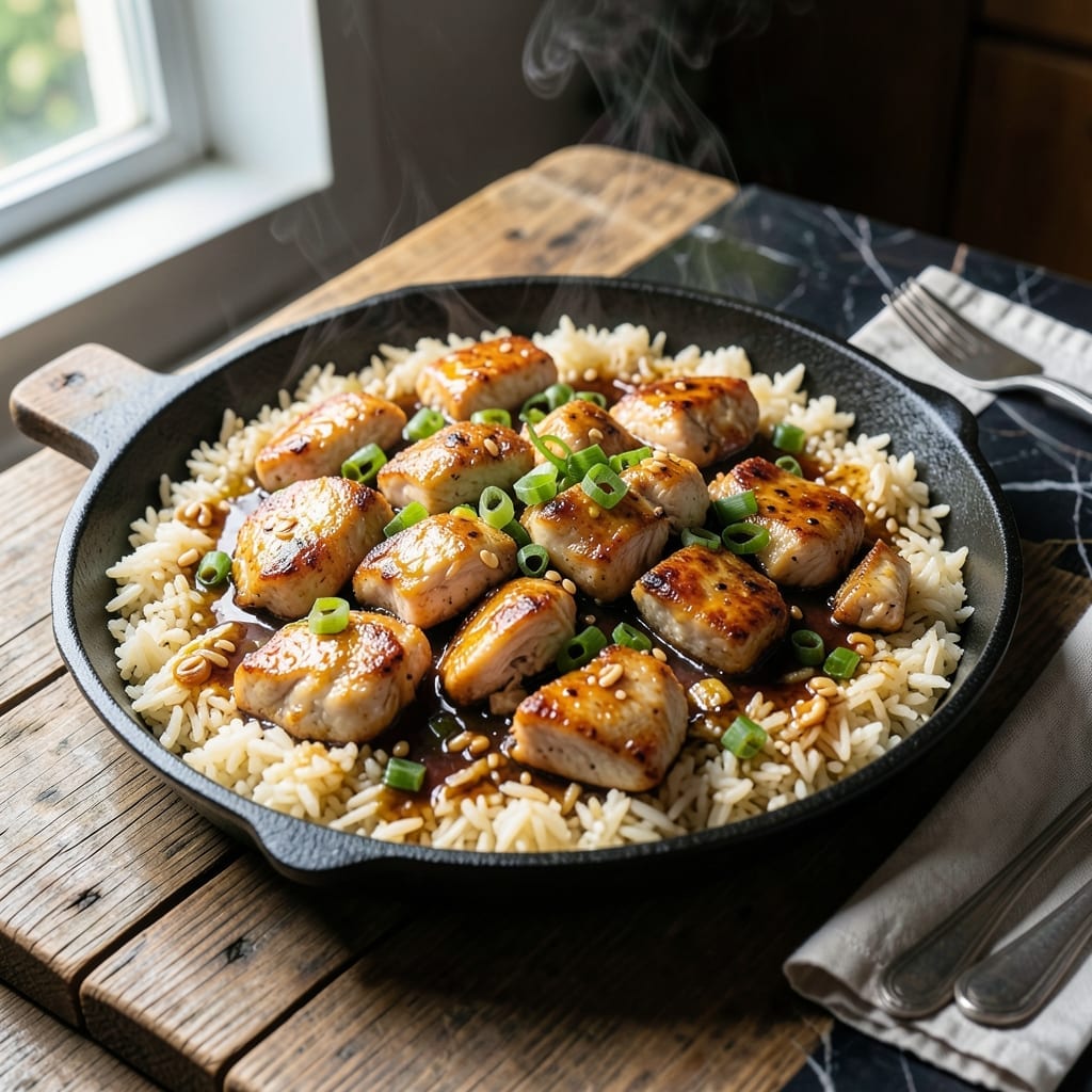 Baked Chicken Fried Rice Recipe: Oven-Baked Savory Medley