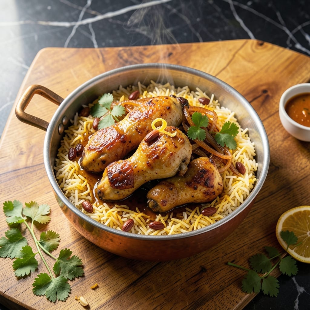 Chicken Mandi Rice Recipe: Fragrant Middle Eastern Spiced Pilaf Chicken Mandi Rice Recipe: Fragrant Middle Eastern Spiced Pilaf