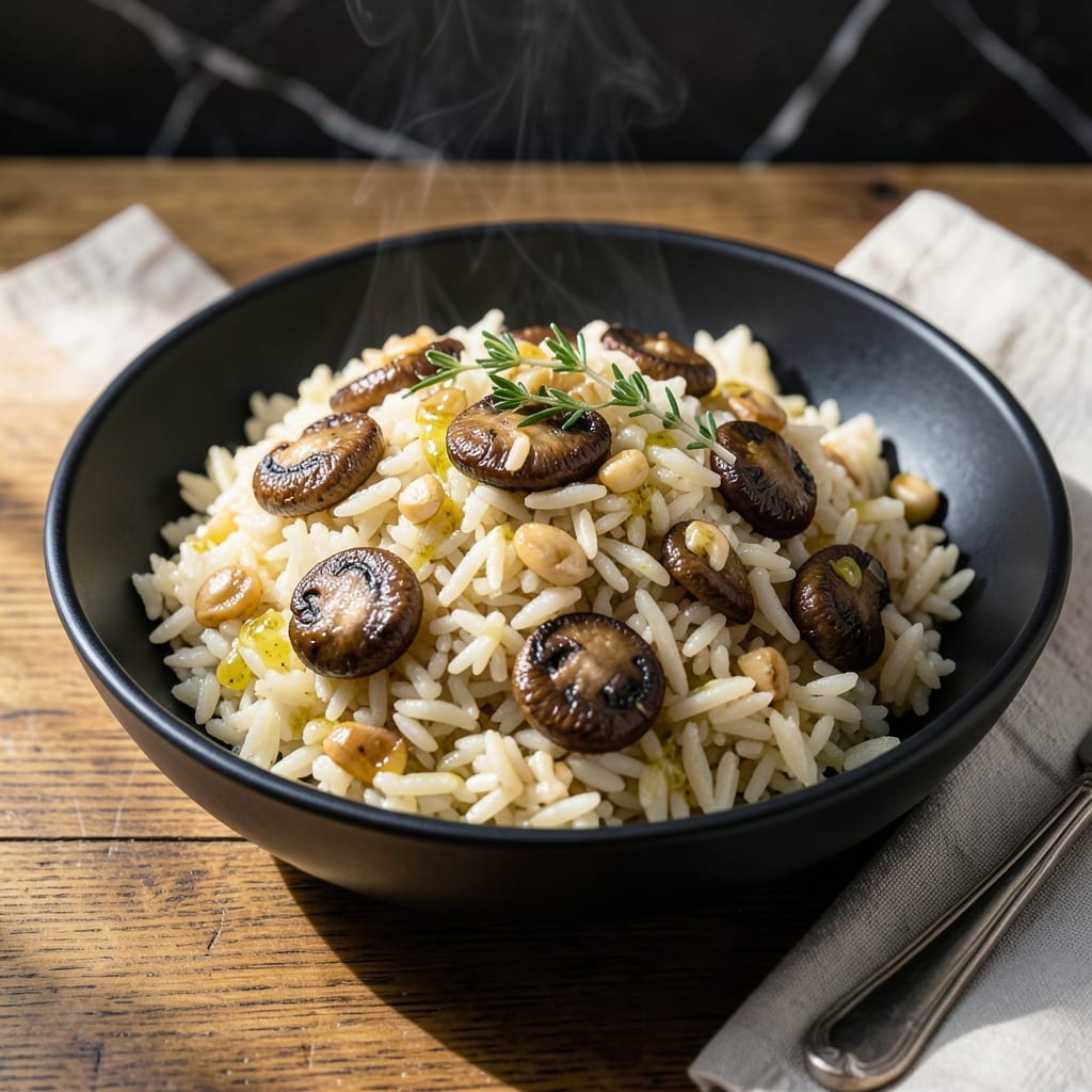 Garlic Butter Mushroom Rice Recipe: Umami-Rich One-Pot Comfort Garlic Butter Mushroom Rice Recipe: Umami-Rich One-Pot Comfort