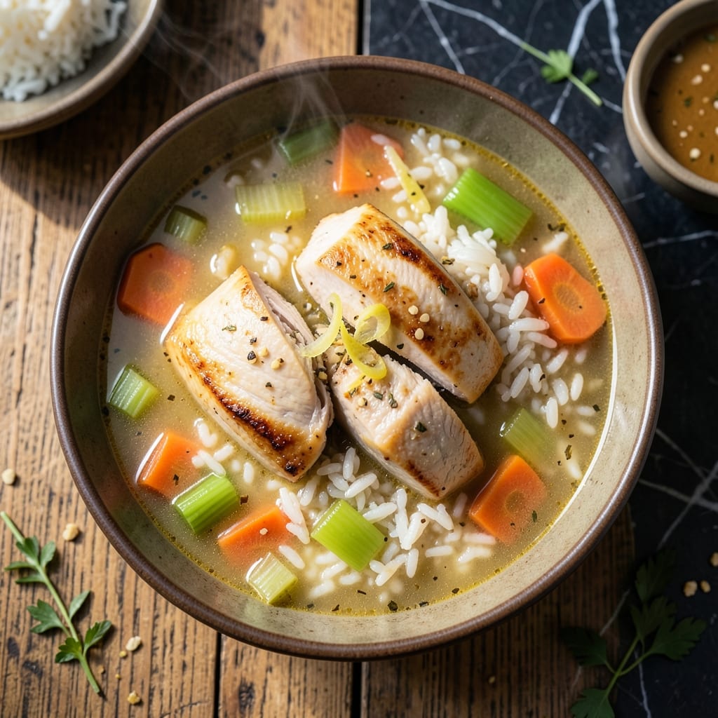 Basic Chicken and Rice Soup Recipe: Classic Comfort in a Bowl Basic Chicken and Rice Soup Recipe: Classic Comfort in a Bowl