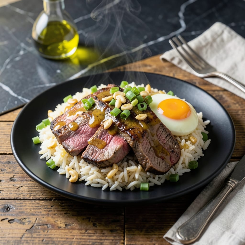 Garlic Butter Steak Fried Rice Recipe: Savory Beef Meets Wok-Tossed Perfection Garlic Butter Steak Fried Rice Recipe: Savory Beef Meets Wok-Tossed Perfection