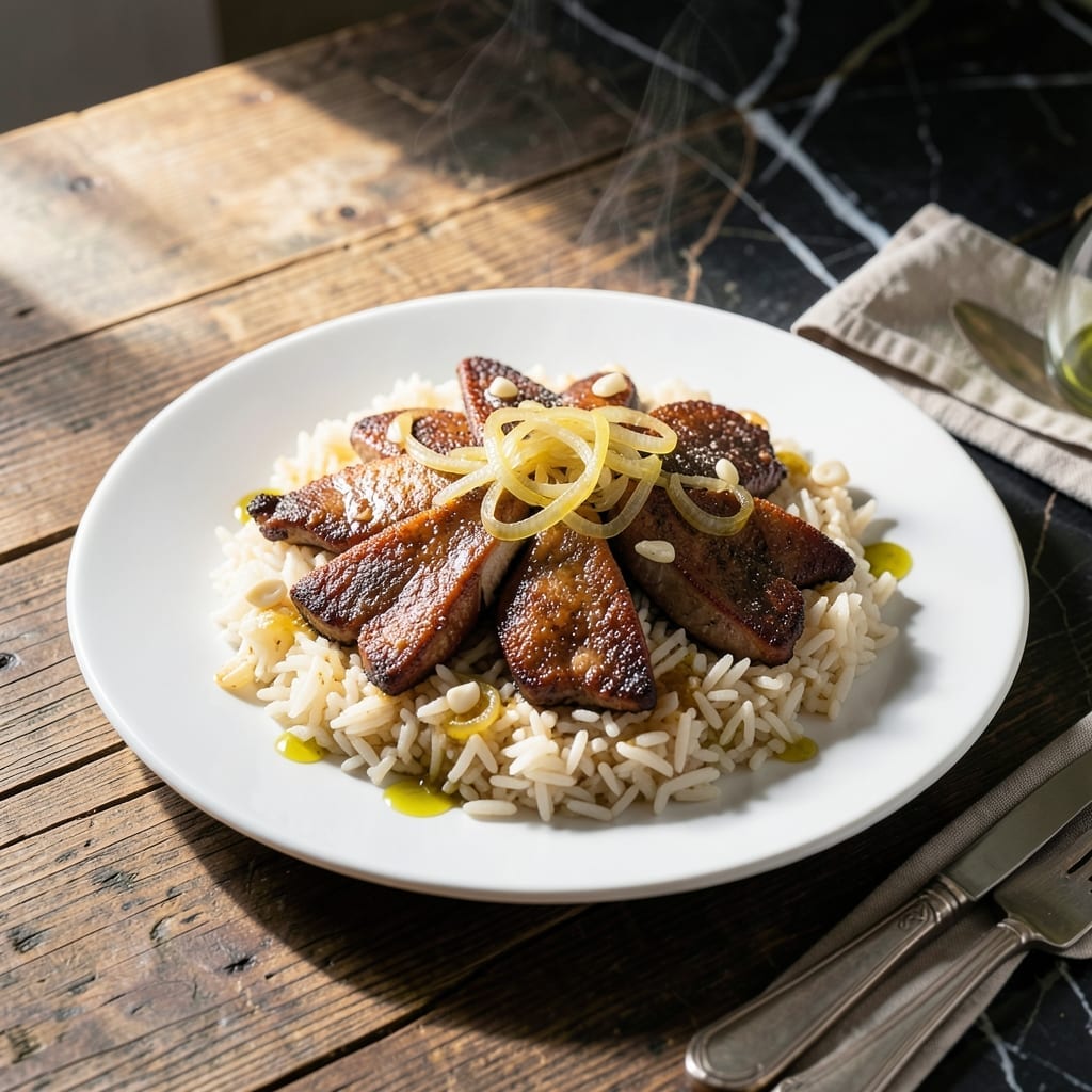 Chicken Liver and Rice Recipe: Rich Umami Over Fluffy Grains