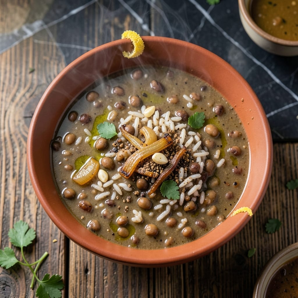 Lebanese Lentil and Rice Soup Recipe: Mujadara-Inspired Warmth in a Bowl