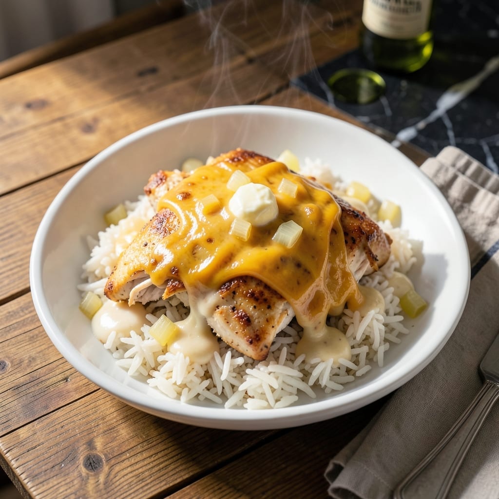 Cheesy Chicken and Rice Instant Pot Recipe: Hands-Off Weeknight Magic