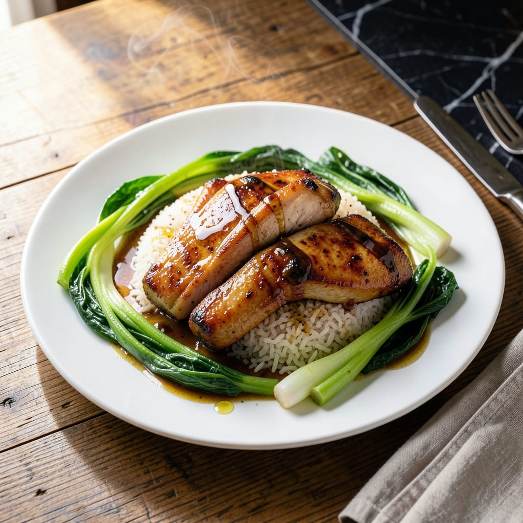Chicken Rice Bok Choy Recipe: Wok-Seared Asian Harmony Chicken Rice Bok Choy Recipe: Wok-Seared Asian Harmony