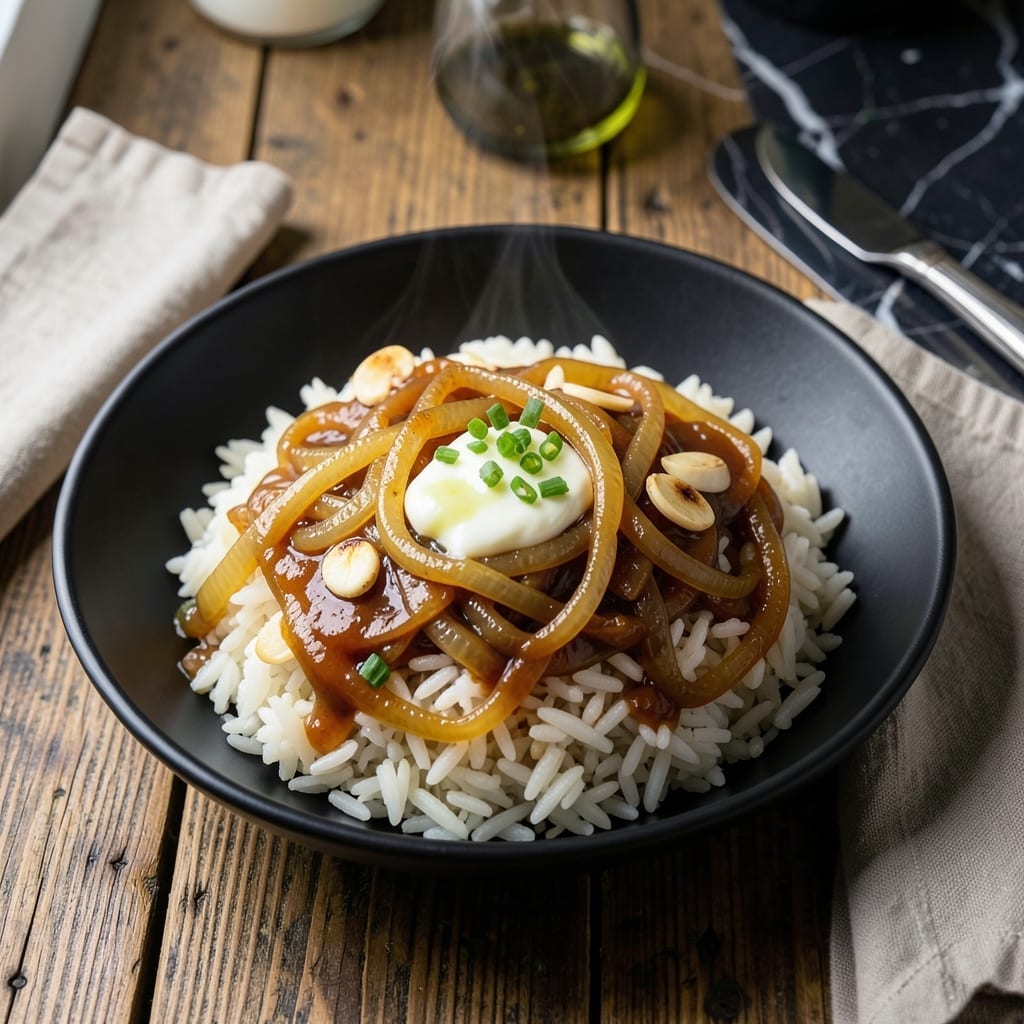 French Onion Butter Rice Recipe: Rich Umami Comfort in Every Grain