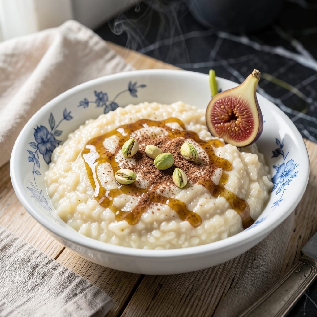 Greek-Style Rice Pudding Recipe: Silky Vanilla and Honey Infusion Greek-Style Rice Pudding Recipe: Silky Vanilla and Honey Infusion