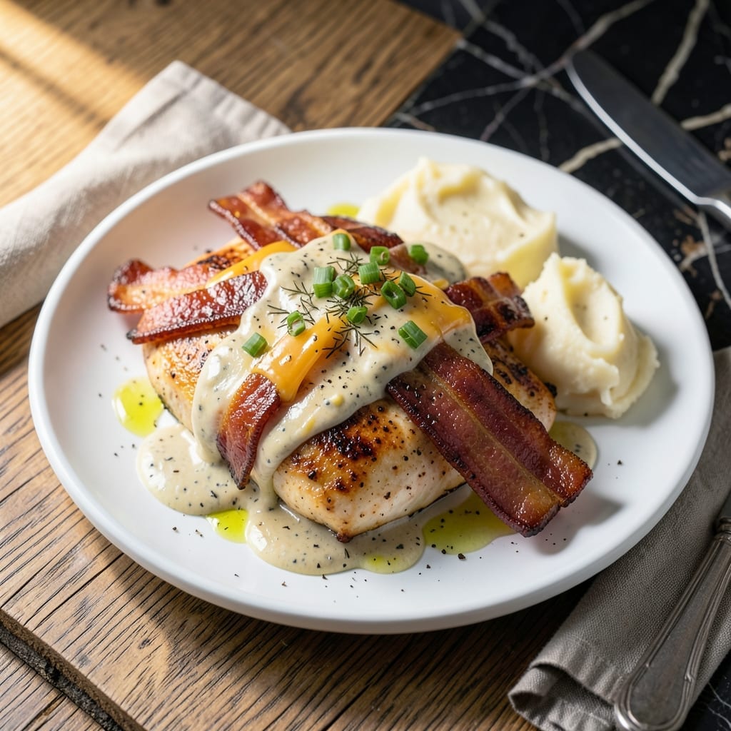 Chicken Bacon Ranch Chicken Recipe: Smoky Cheesy One-Pan Dinner