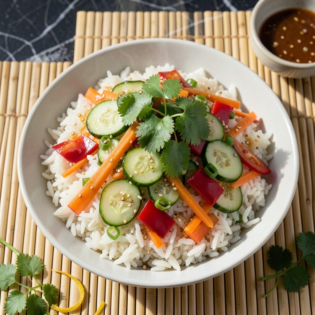 Asian Rice Salad Recipe: Bright Citrus and Toasted Sesame Harmony Asian Rice Salad Recipe: Bright Citrus and Toasted Sesame Harmony