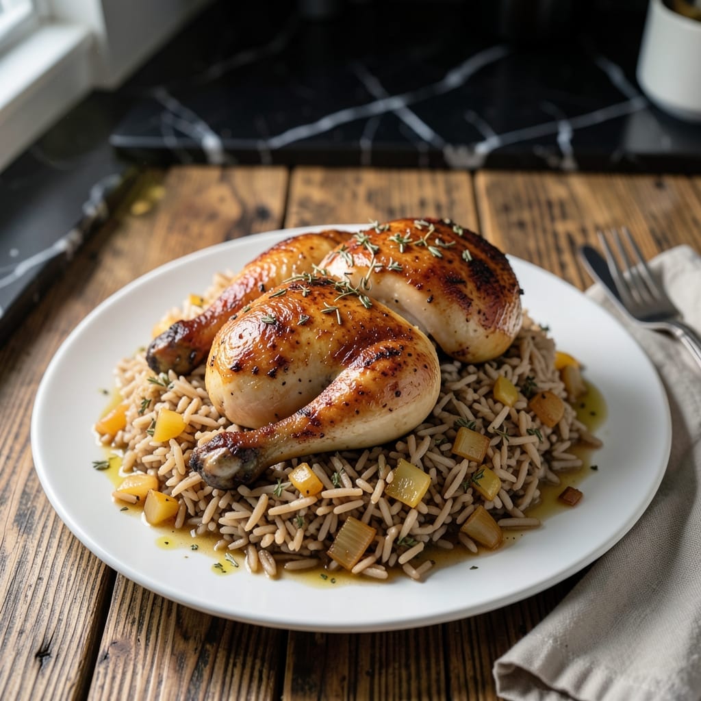 Chicken and Brown Rice Instant Pot Recipe: Hands-Free Protein and Grains Chicken and Brown Rice Instant Pot Recipe: Hands-Free Protein and Grains
