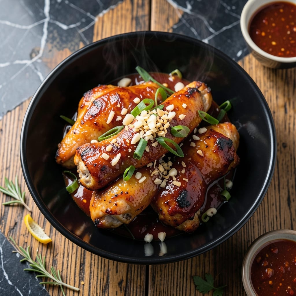 Sriracha Chicken Recipe: Spicy Thai-Inspired Glaze With Garlic Kick
