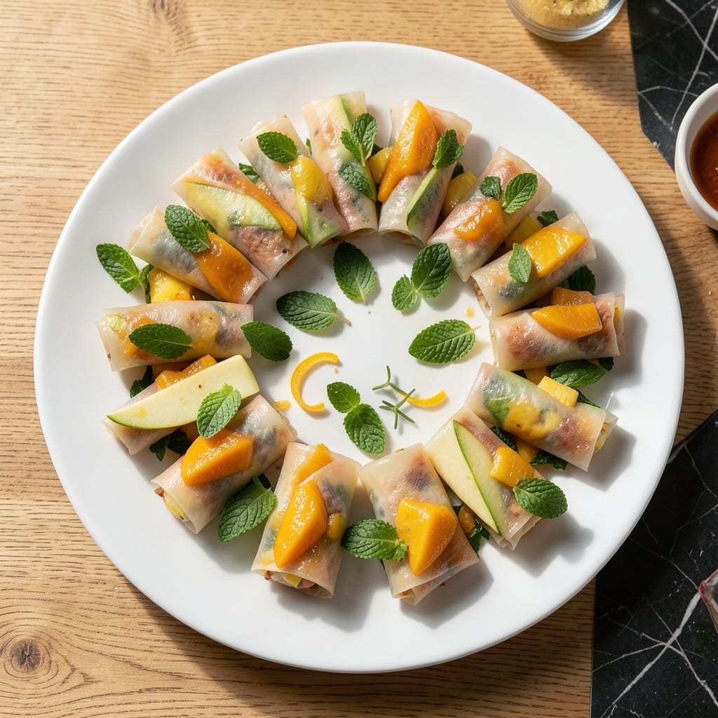Fruit Rice Paper Rolls Recipe: Tropical Freshness in Every Wrap