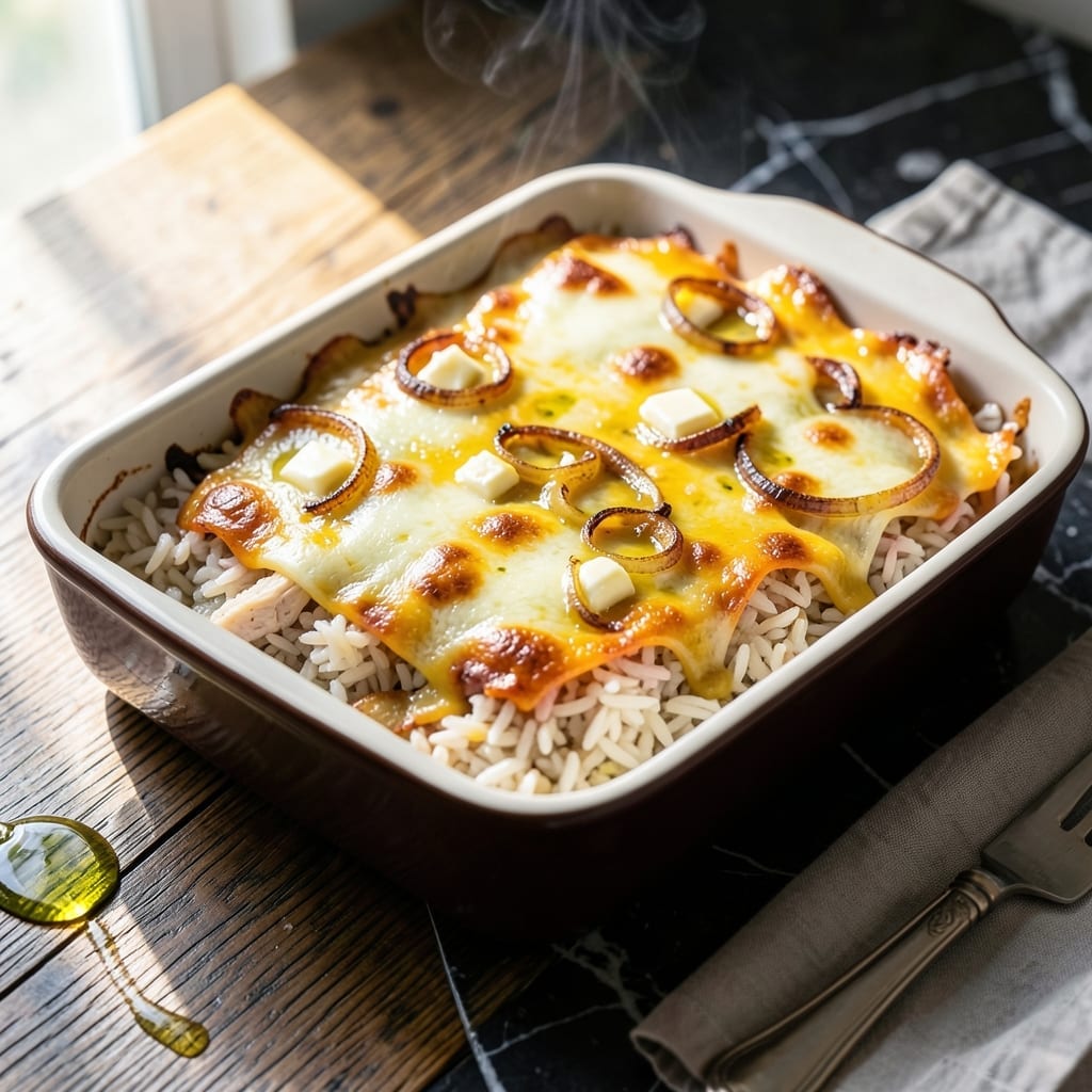 Rice Bake Recipe: Cheesy Baked Comfort With Perfectly Tender Grains