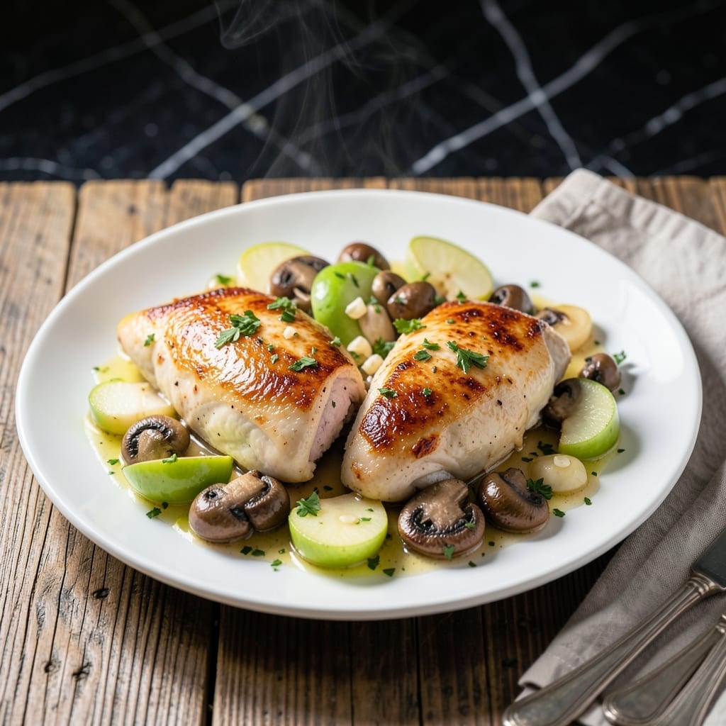 Chicken Apple Mushroom Recipe: Sweet and Earthy Autumn Medley
