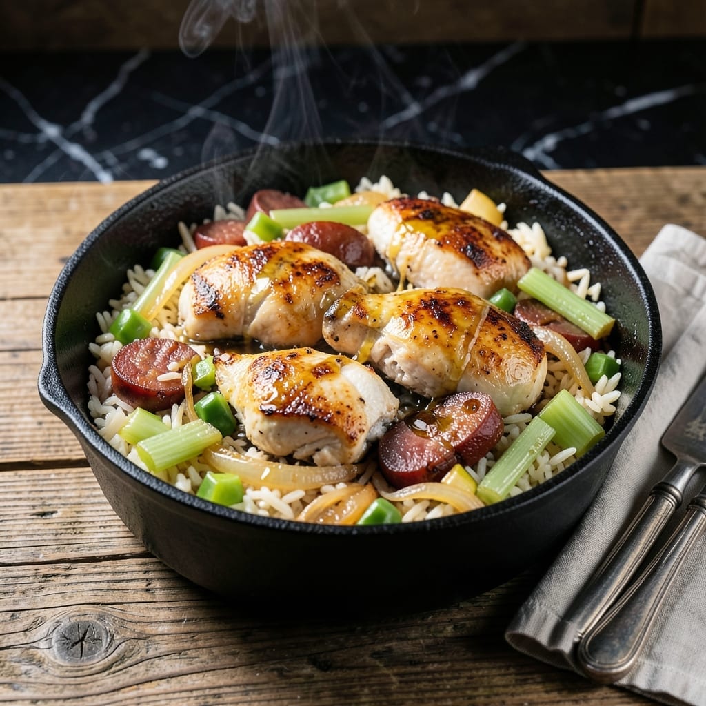 Chicken Jambalaya Recipe: Creole-Spiced One-Pot Feast