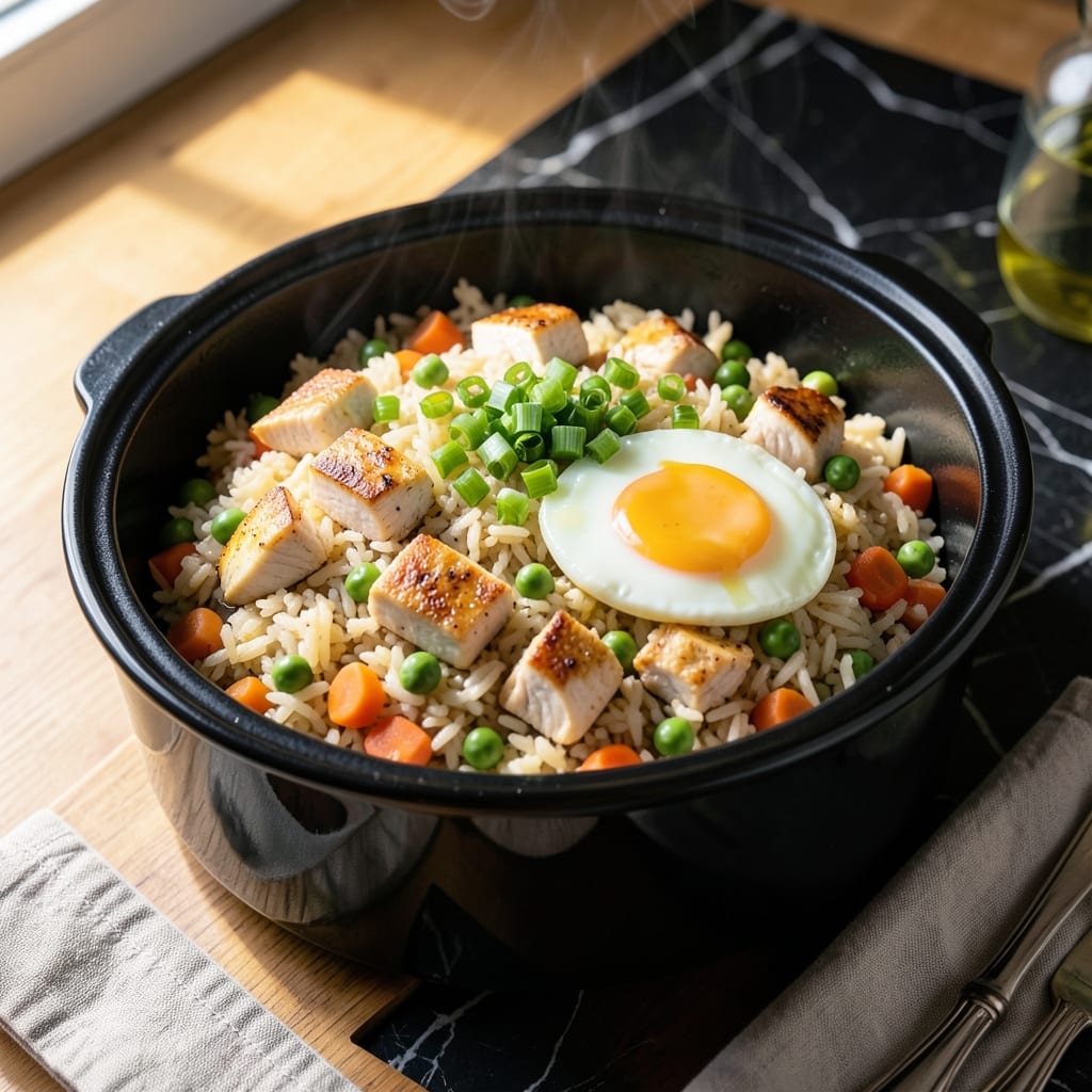 Fried Rice Recipe Using Rice Cooker: Effortless One-Pot Meal With Perfect Texture Fried Rice Recipe Using Rice Cooker: Effortless One-Pot Meal With Perfect Texture