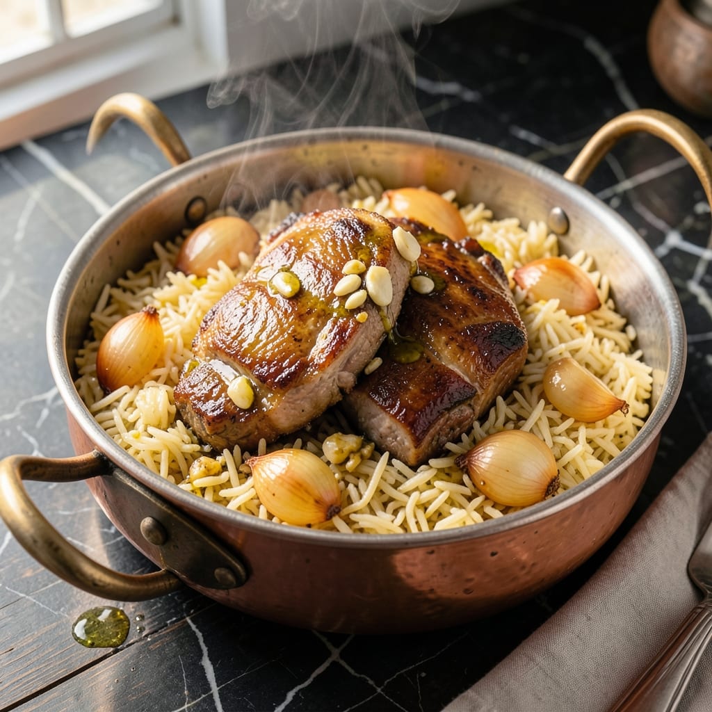 Mandhi Rice Recipe: Yemeni Spiced Lamb and Rice Feast