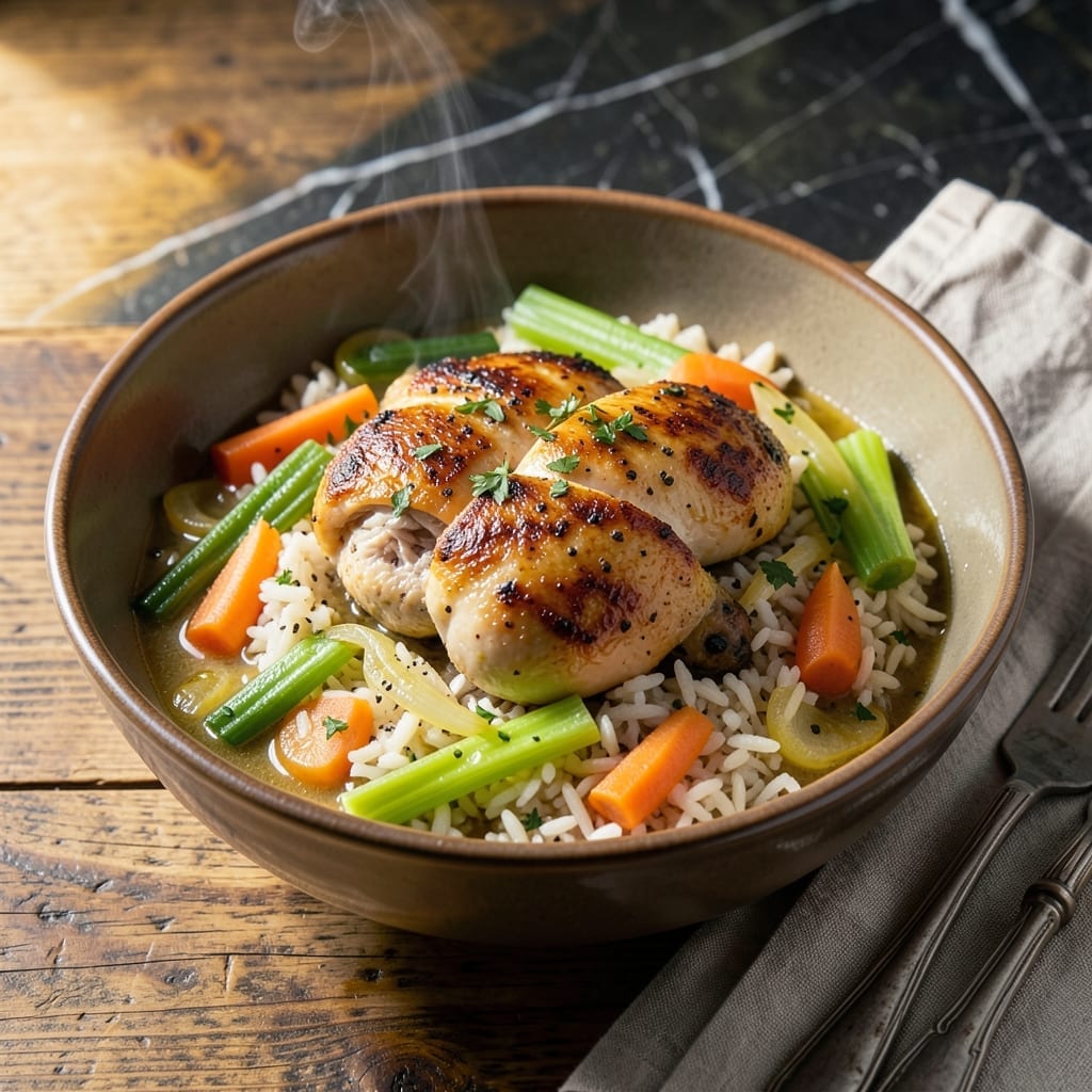 Chicken Rice Veggies Crock Pot Recipe: Hands-Off Meal With Flavorful Layers