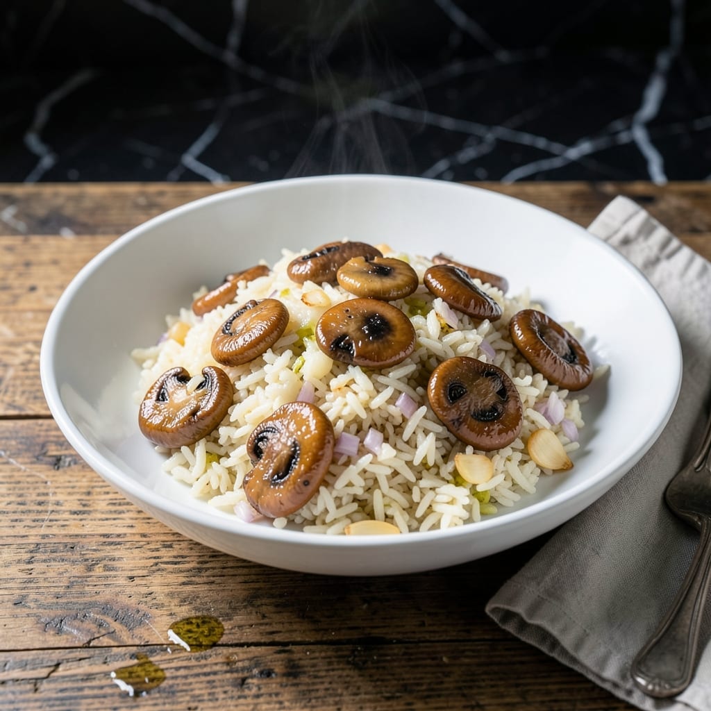 Garlic Mushroom Rice Recipe: Umami-Rich One-Pot Meal