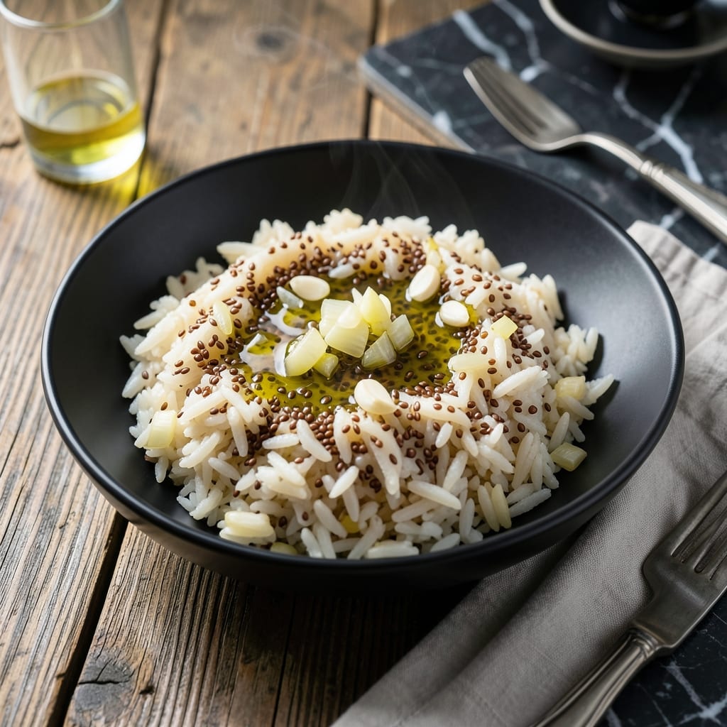 Flaxseed Rice Recipe: Nutty Grains With Earthy Depth Flaxseed Rice Recipe: Nutty Grains With Earthy Depth