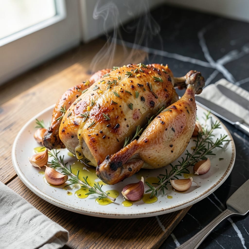 Young Chicken Recipe: Succulent Spring Bird With Herb Butter Young Chicken Recipe: Succulent Spring Bird With Herb Butter