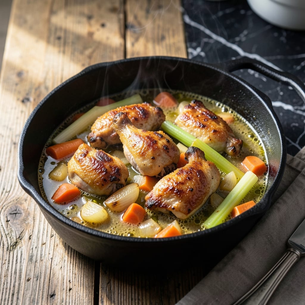 Chicken Soup Recipe: Aromatic Broth With Tender Chicken