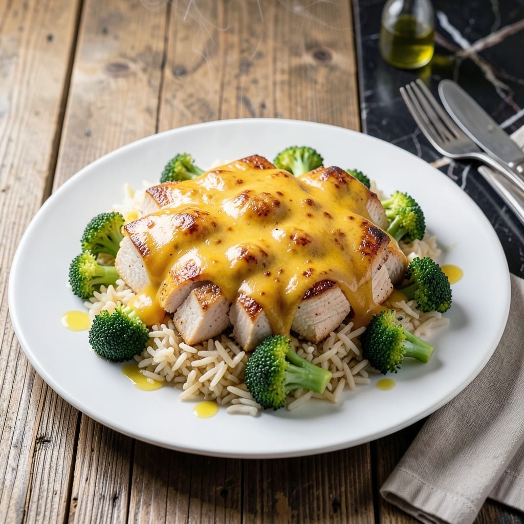 Broccoli Chicken Rice Bake Recipe: Cheesy One-Dish Family Meal