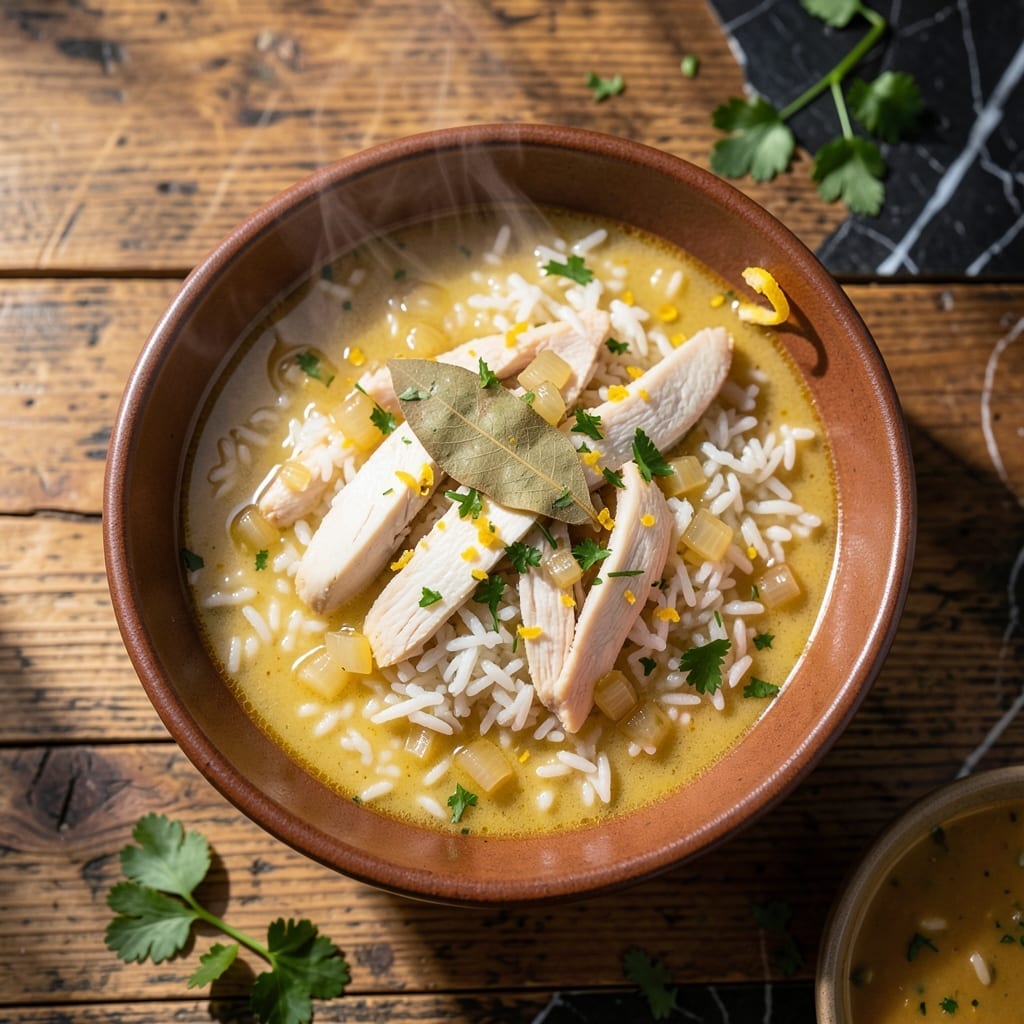 Chicken Lemon Rice Soup Recipe: Bright Citrus Broth With Tender Chicken