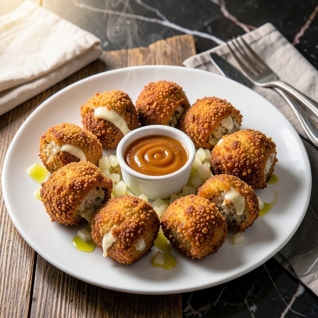 Recipe For Rice Croquettes: Crispy Golden Bites With Creamy Centers Recipe For Rice Croquettes: Crispy Golden Bites With Creamy Centers