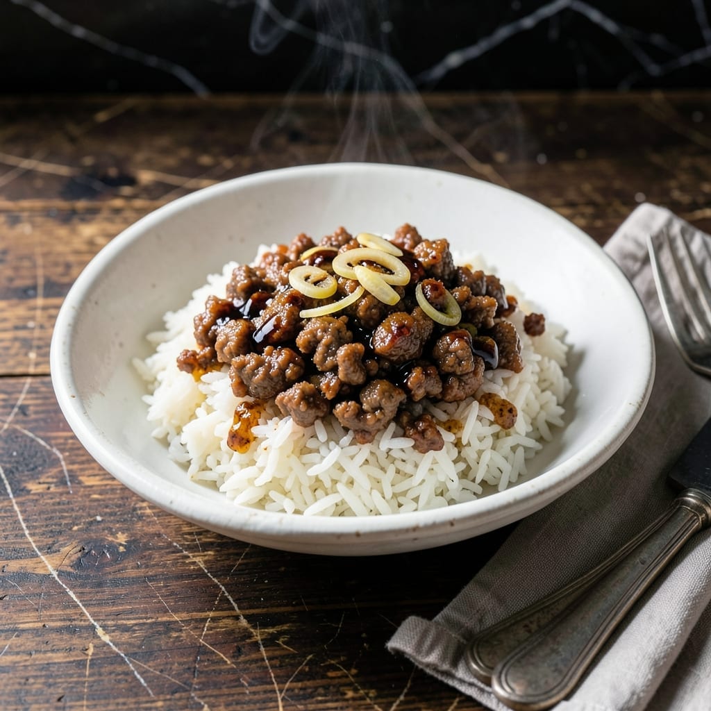 Rice Minced Beef Recipe: Savory Stir-Fry with Garlic and Soy