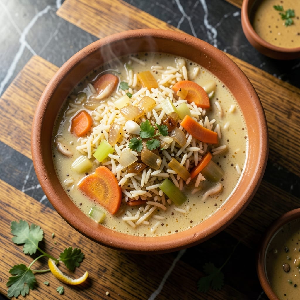Indian Rice Soup Recipe: Fragrant Spices in Every Spoonful Indian Rice Soup Recipe: Fragrant Spices in Every Spoonful