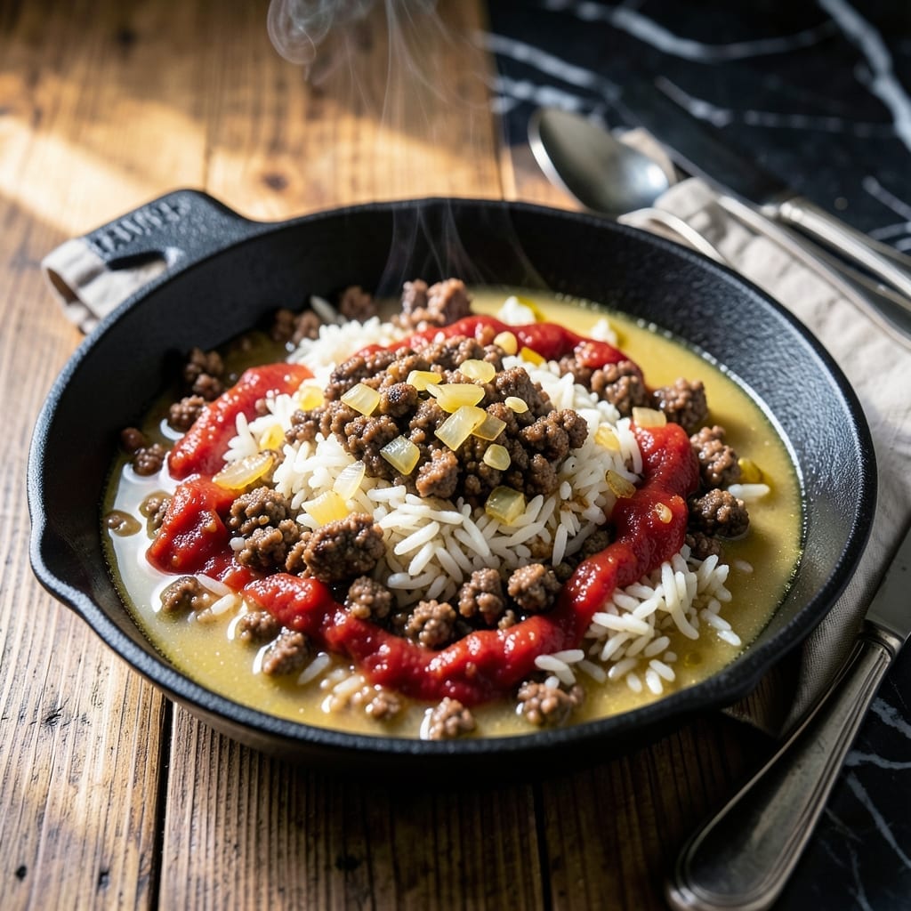 Ground Meat and Rice Recipe: Savory One-Skillet Comfort