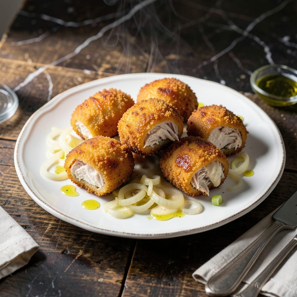 Old Fashioned Chicken Croquettes Recipe: Crispy Golden Bites With Creamy Centers