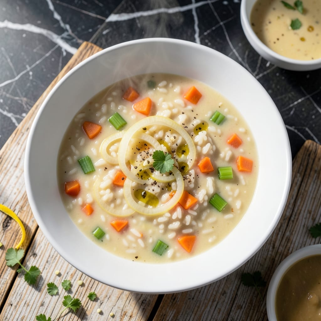 Vegan Lemon Rice Soup Recipe: Bright Citrus and Creamy Comfort Vegan Lemon Rice Soup Recipe: Bright Citrus and Creamy Comfort