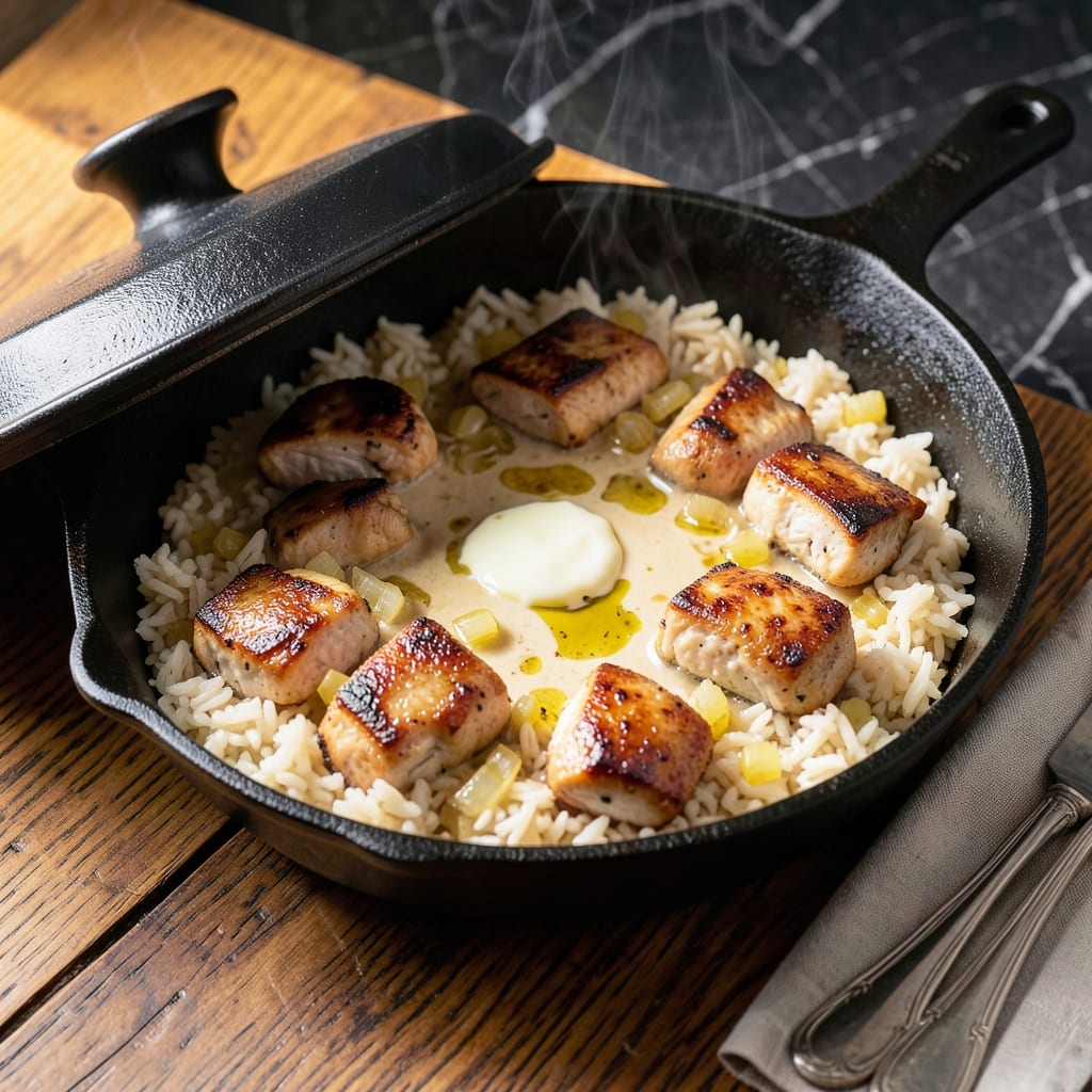 Campbell's Chicken and Rice Skillet Recipe: Creamy One-Pan Family Dinner
