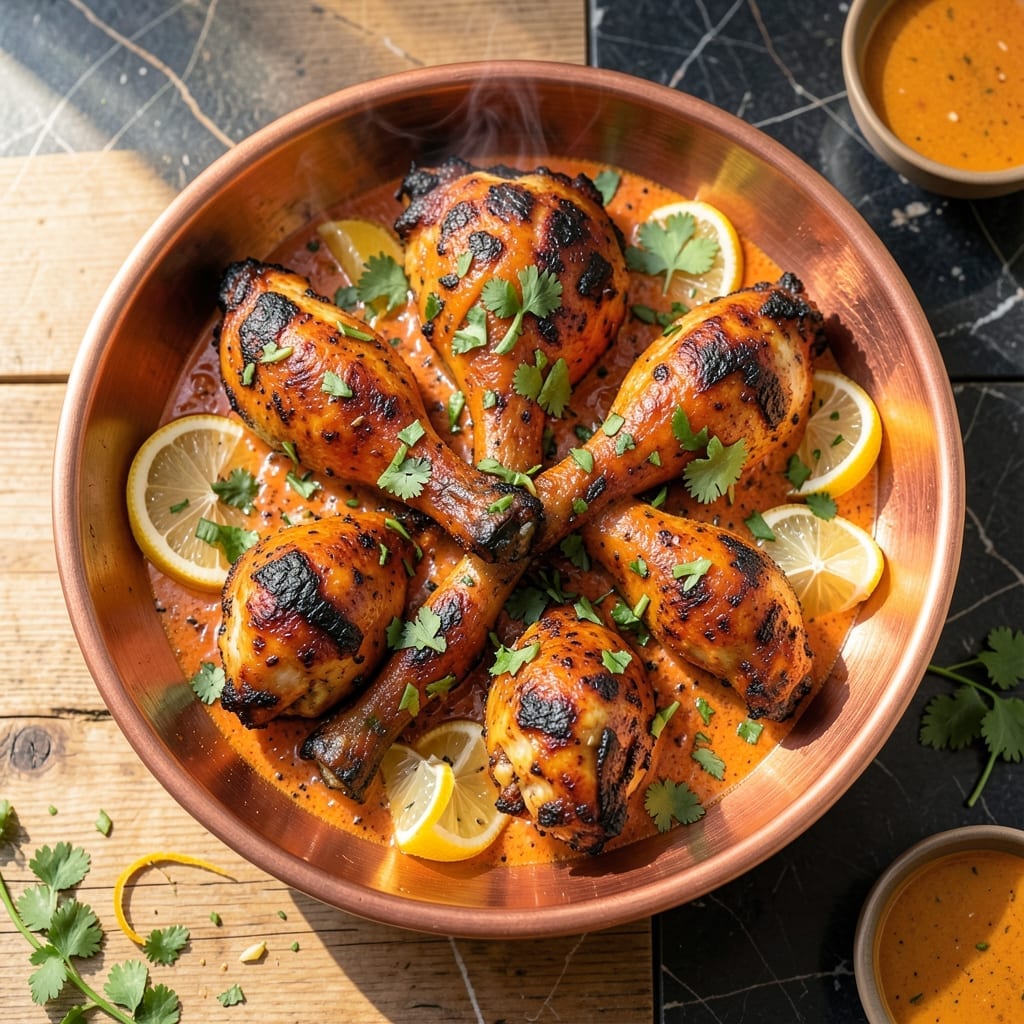 Tandoori Chicken Legs Recipe: Authentic Punjabi Yogurt Marinade Tandoori Chicken Legs Recipe: Authentic Punjabi Yogurt Marinade