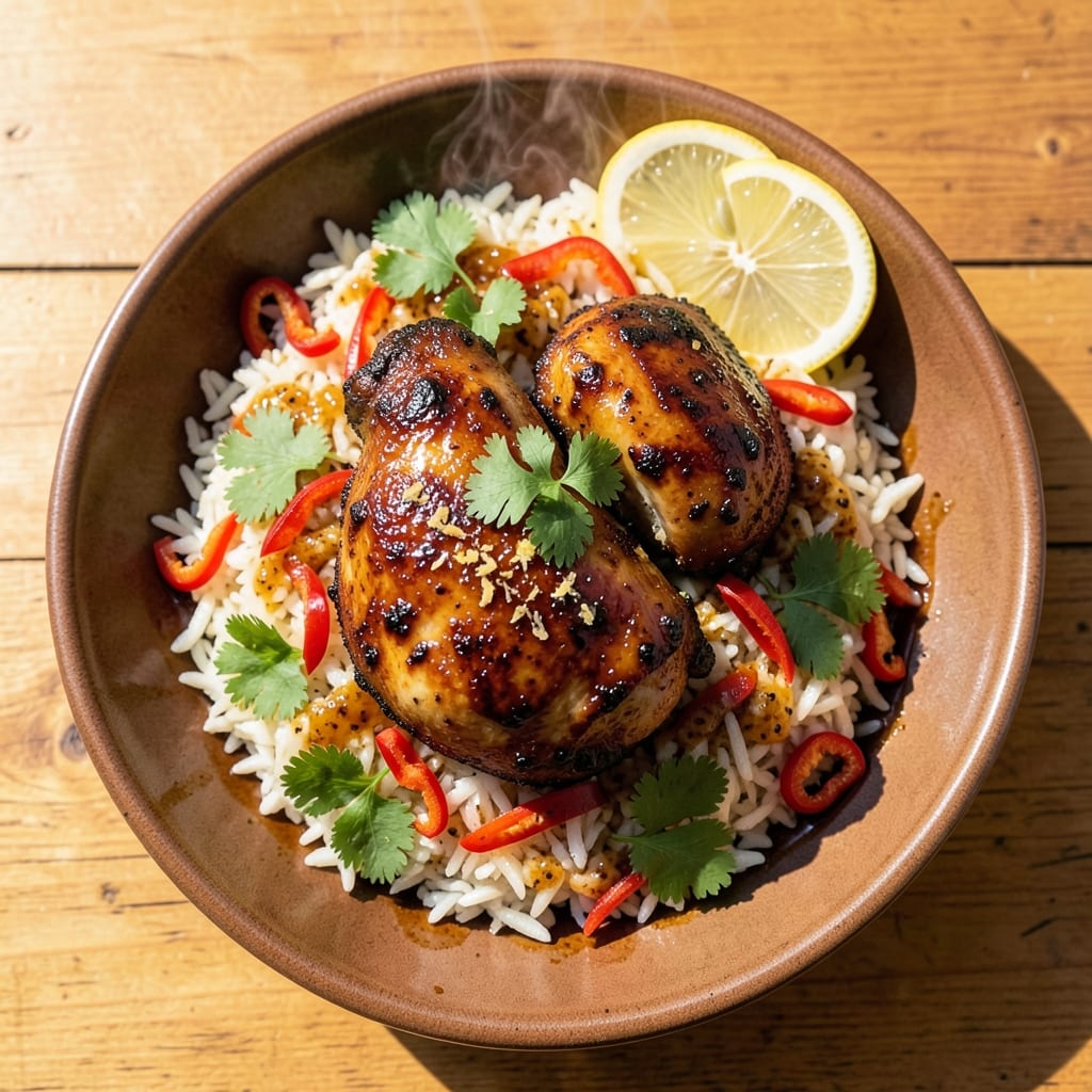 Nandos Chicken and Rice Recipe: Spicy Peri-Peri Flame-Grilled Feast