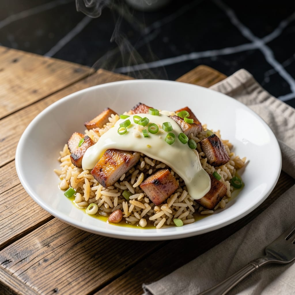 Roast Pork Fried Rice Recipe: Wok-Tossed Savory Bites With Crispy Pork Roast Pork Fried Rice Recipe: Wok-Tossed Savory Bites With Crispy Pork