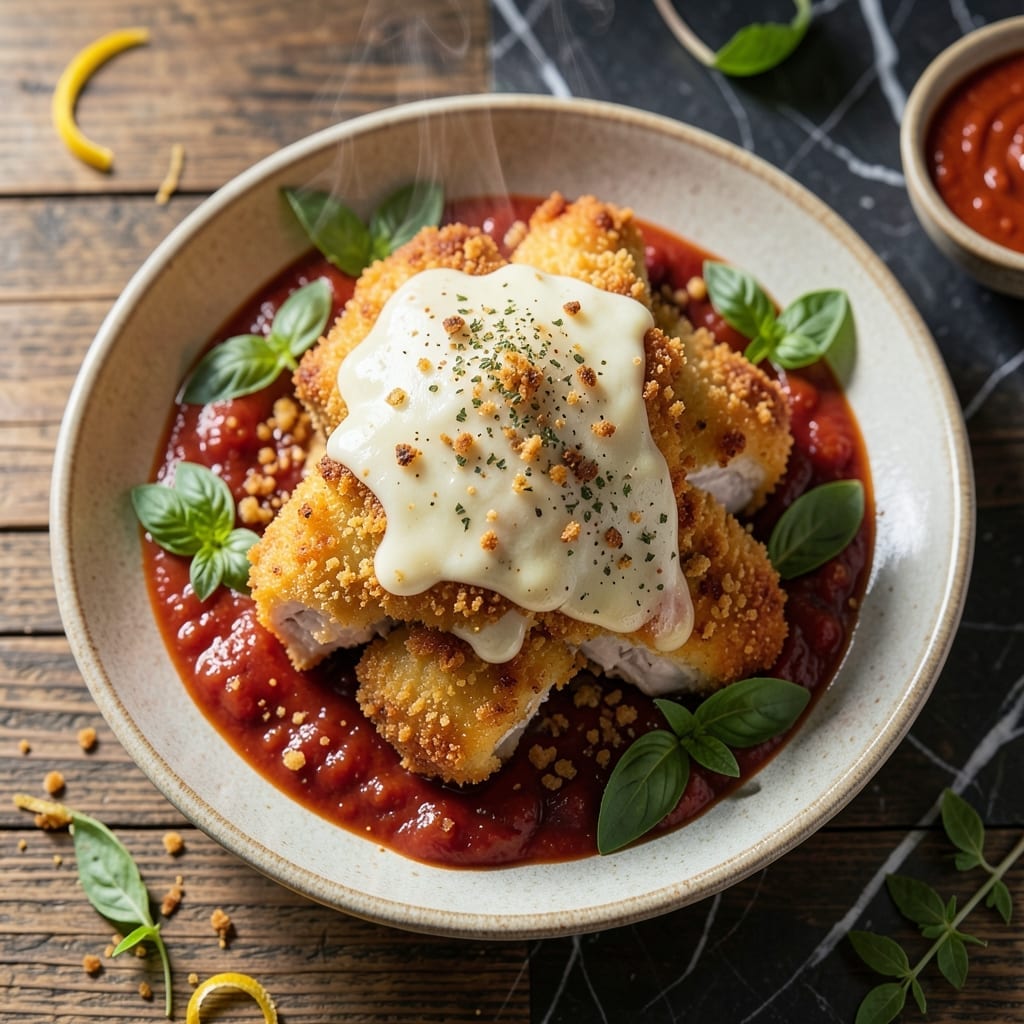 Chicken Tenderloin Parmesan Recipe: Breaded and Baked to Golden Perfection