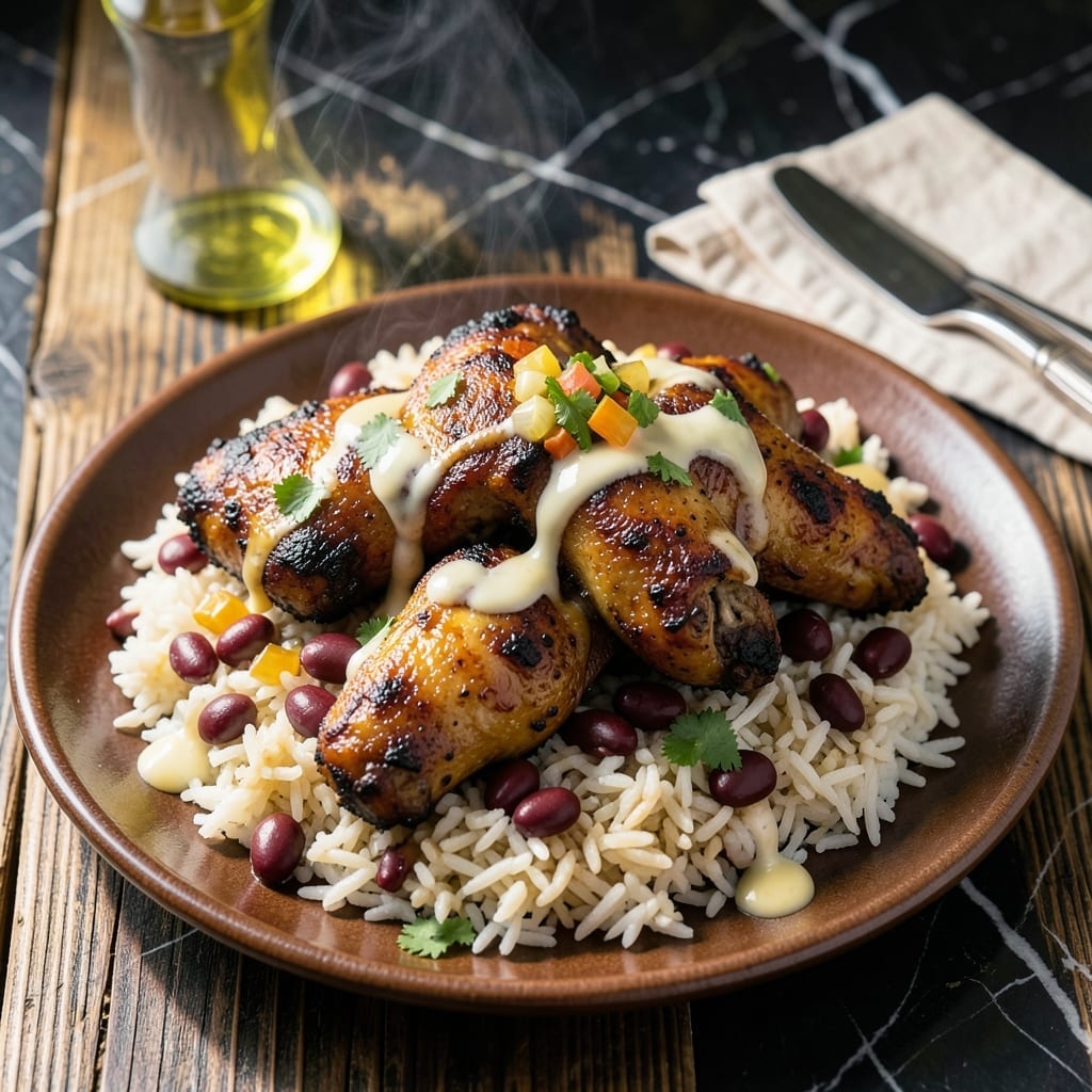 Jerk Chicken Rice and Beans Recipe: Caribbean Spice in One Pot