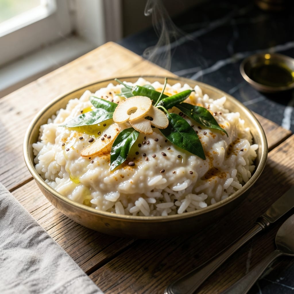 Ganji Rice Recipe: South Indian Conjee with Healing Spices