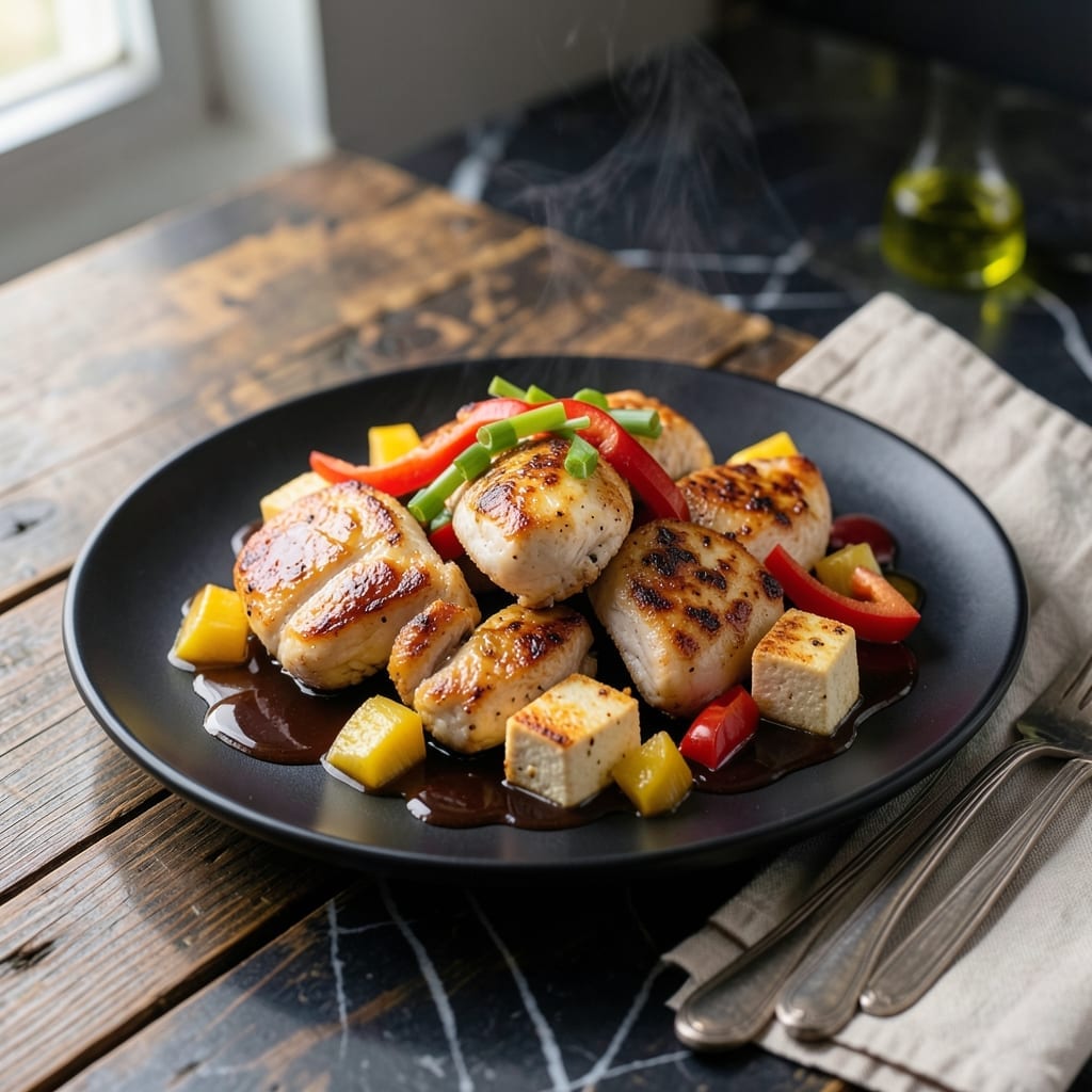 Chicken Tofu Recipe Hawaii: Pineapple-Glazed Fusion with Island Spice