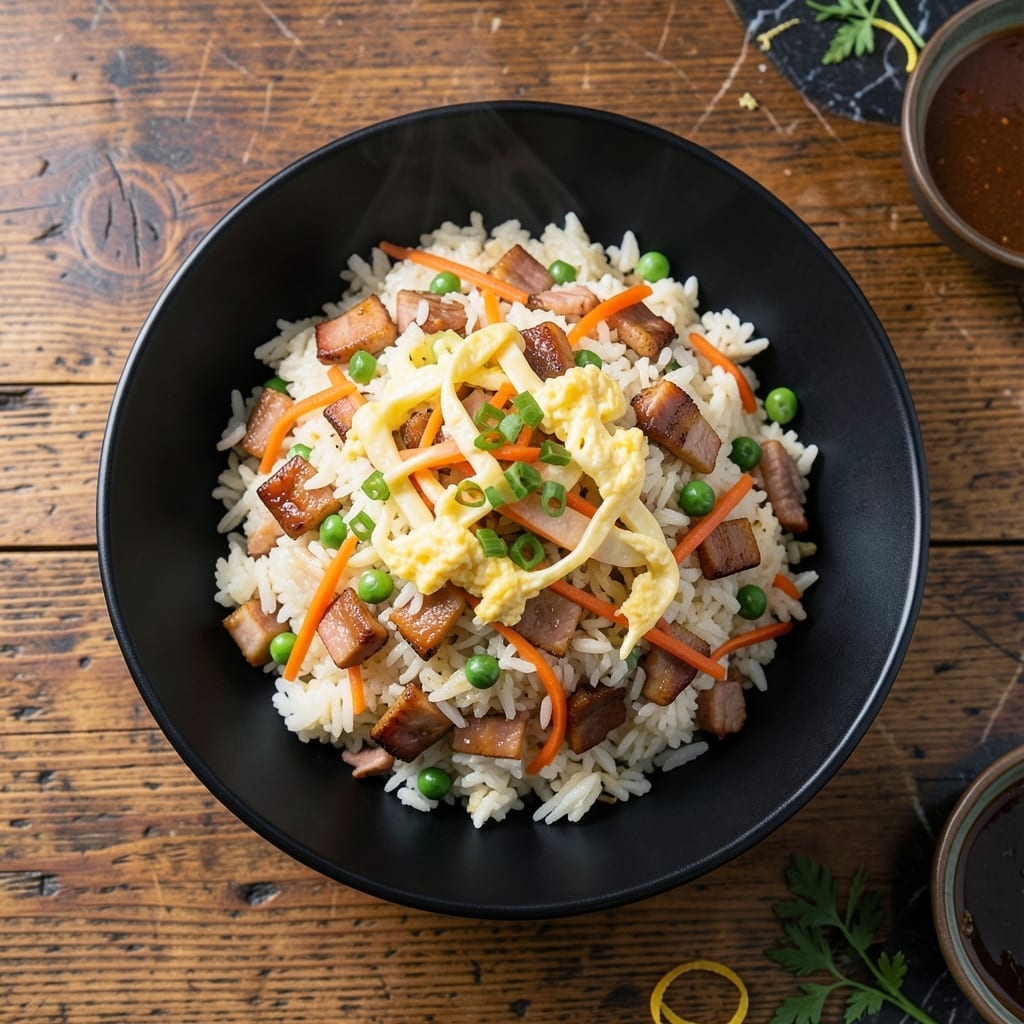 Ham Fried Rice Recipe: Savory Bites With Garden Veggies Ham Fried Rice Recipe: Savory Bites With Garden Veggies