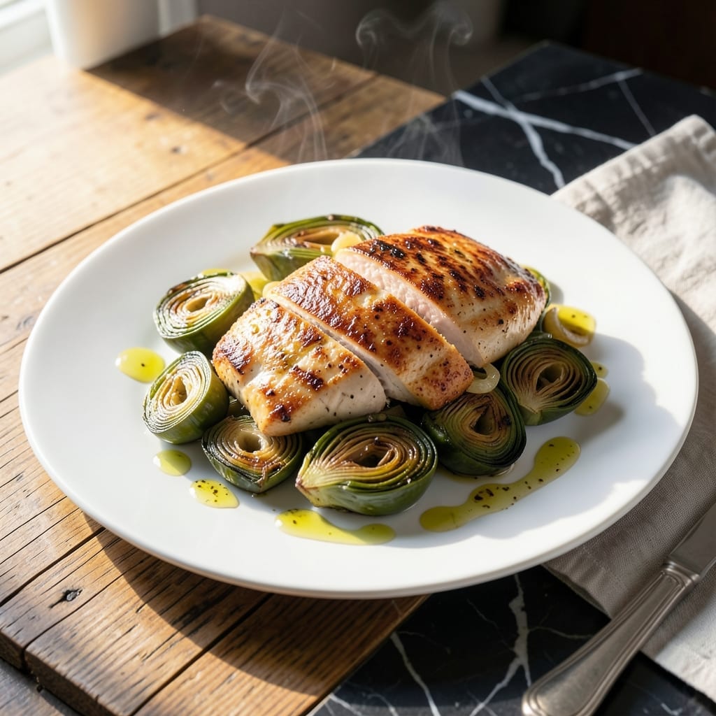 Healthy Artichoke Chicken Recipe: Mediterranean-Inspired Light Dinner Healthy Artichoke Chicken Recipe: Mediterranean-Inspired Light Dinner