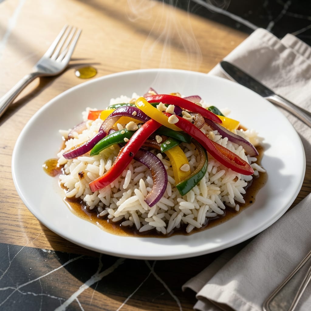 Rice and Bell Pepper Recipe: Colorful Stir-Fry for Busy Nights Rice and Bell Pepper Recipe: Colorful Stir-Fry for Busy Nights