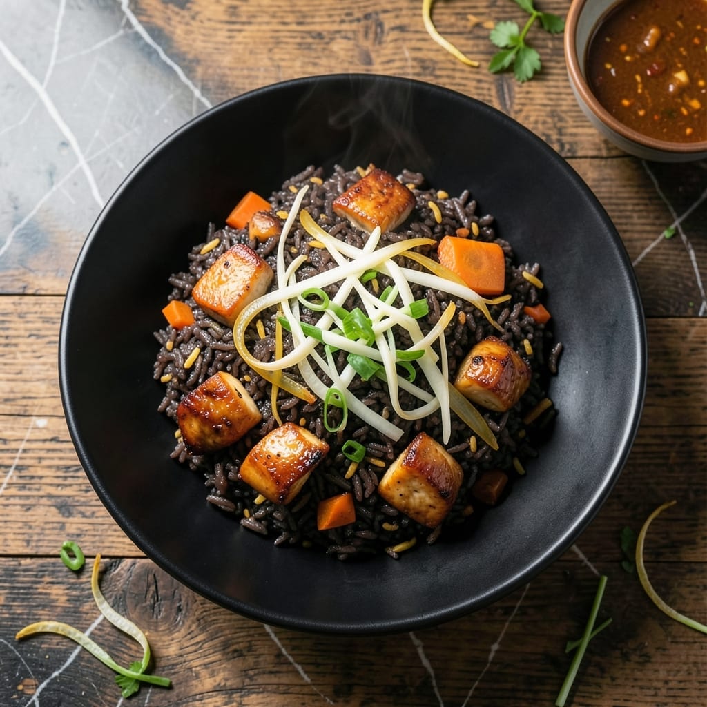 Dark Fried Rice Recipe: Midnight Wok Char with Umami Depth