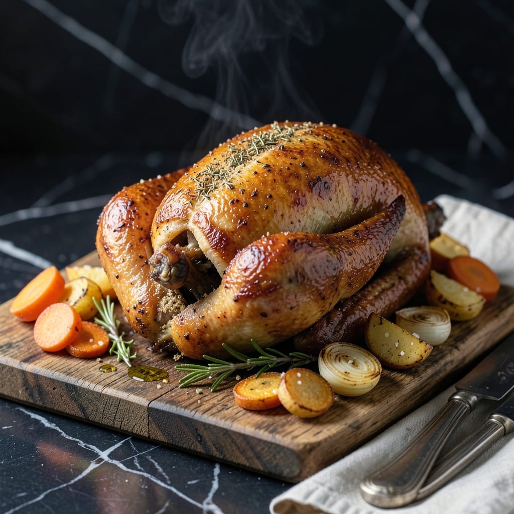 Whole Baked Chicken Recipe: Crispy Skin and Juicy Meat in One Pan