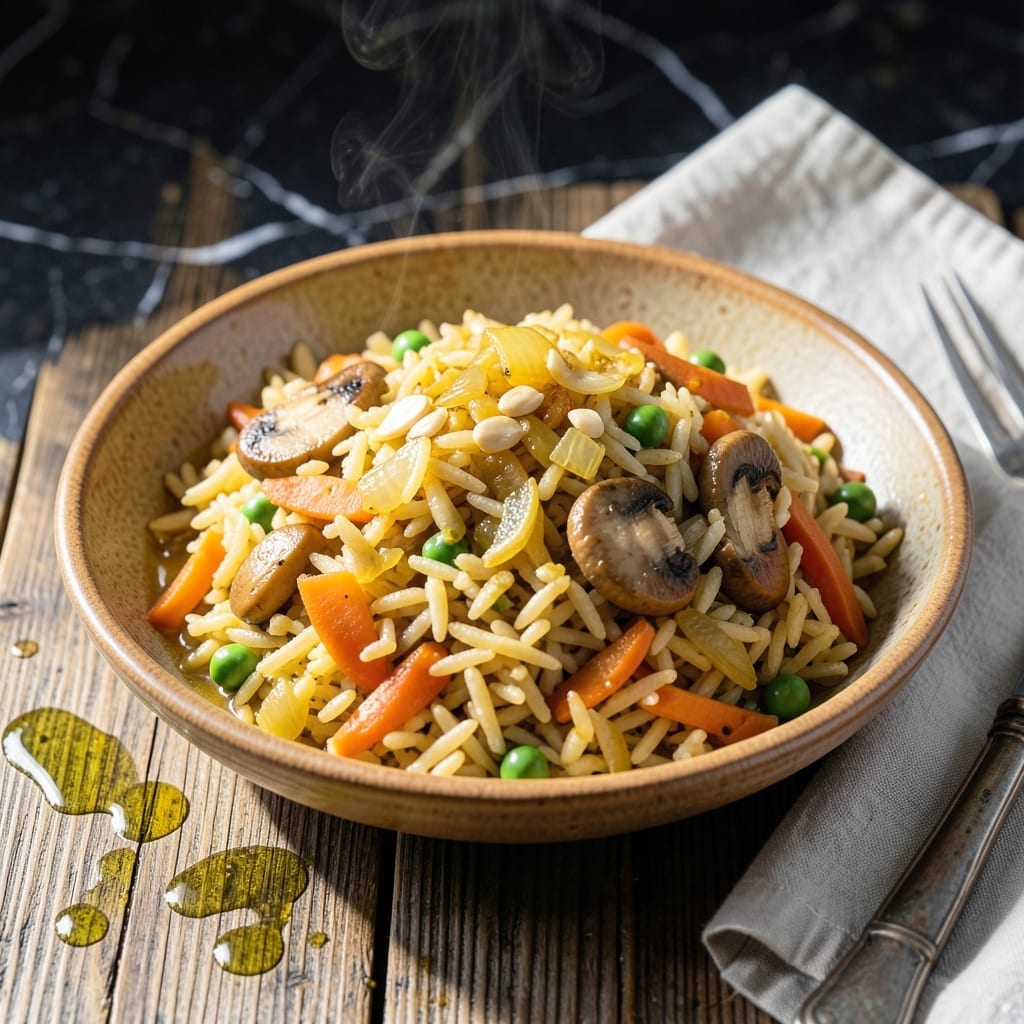Golden Veg Rice Recipe: Vibrant Turmeric-Infused Grains Golden Veg Rice Recipe: Vibrant Turmeric-Infused Grains