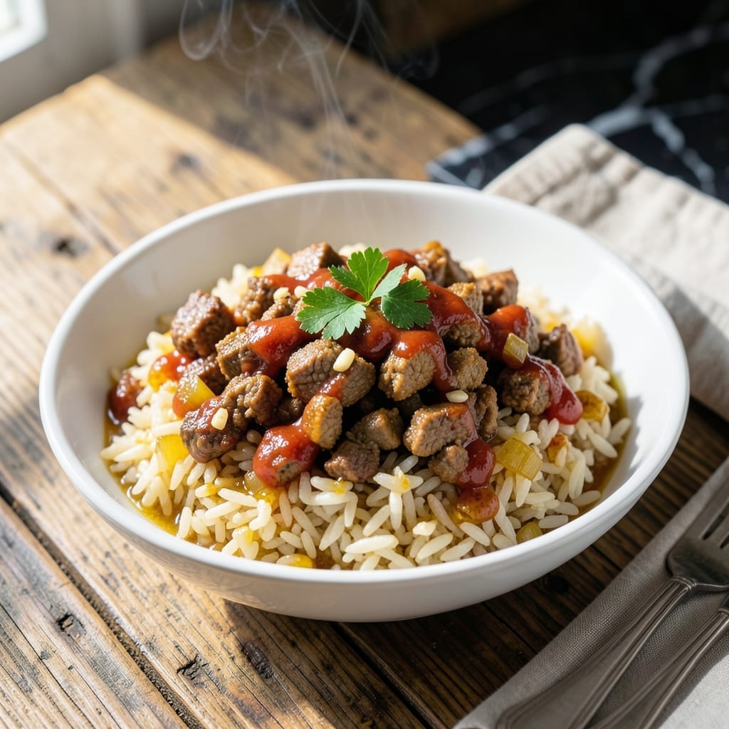 Gyro Rice Recipe: Mediterranean Spiced One-Pan Meal